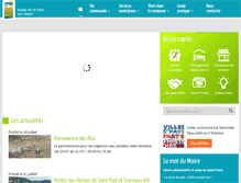 Tablet Screenshot of mairie-saint-paul-ubaye.com
